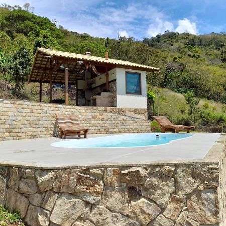 Chale Com Agua De Nascente E Com Vista Panoramica Villa Lumiar Luaran gambar