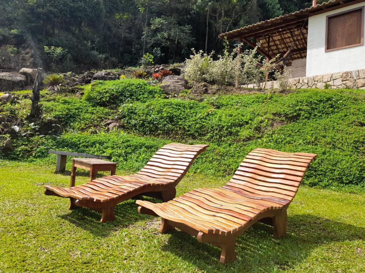 Chale Com Agua De Nascente E Com Vista Panoramica Villa Lumiar Luaran gambar