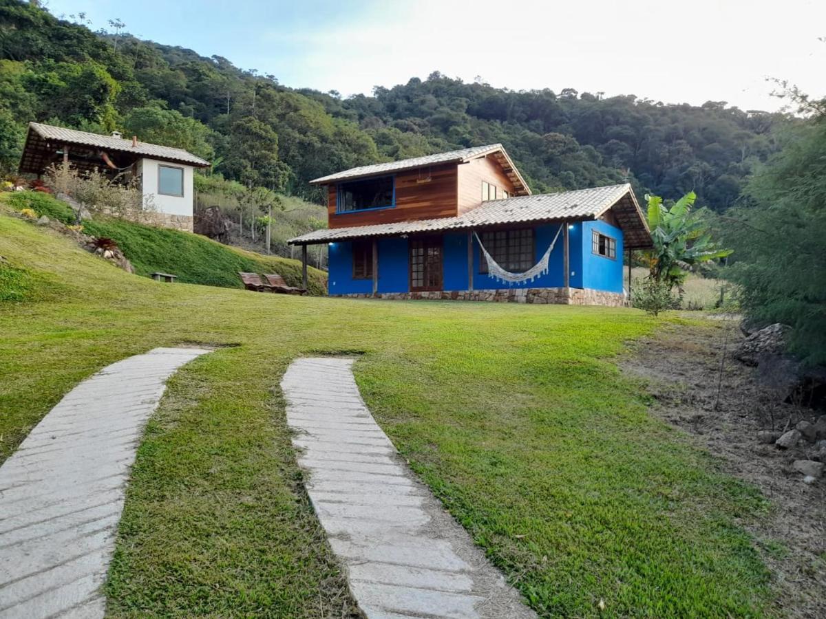 Chale Com Agua De Nascente E Com Vista Panoramica Villa Lumiar Luaran gambar