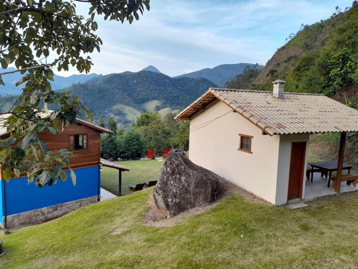 Chale Com Agua De Nascente E Com Vista Panoramica Villa Lumiar Luaran gambar